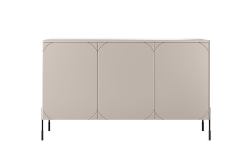 Three-Door Cabinet Sonatia 150 cm, cashmere