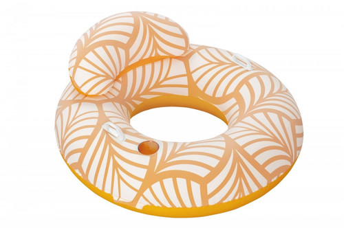 Bestway Inflatable Swim Ring with Headrest 118cm, orange, 14+