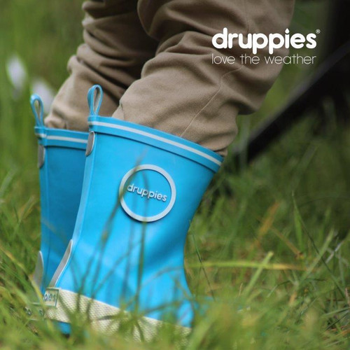 Druppies Rainboots Wellies for Kids Fashion Boot Size 22, blue