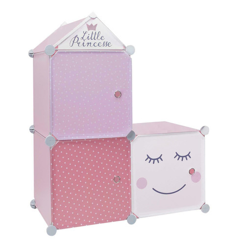 Modular Storage Solution for Children's Room Cubes 3, pink