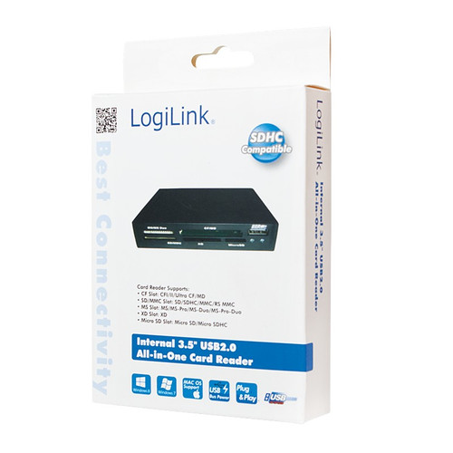 LogiLink Internal 3.55' USB2.0 All in One Card Reader