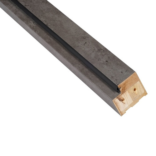 Fixed Door Frame Header 80, dark concrete