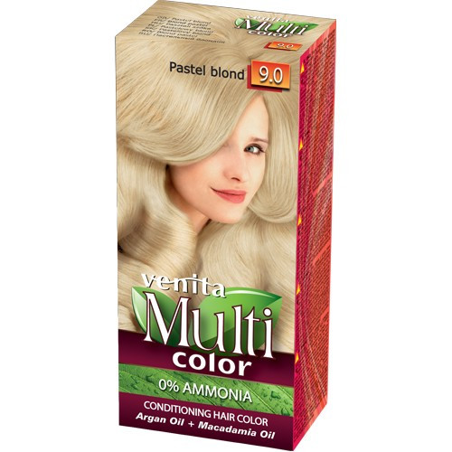 VENITA Conditioning Hair Dye Multi Color - 9.0 Pastel Blond
