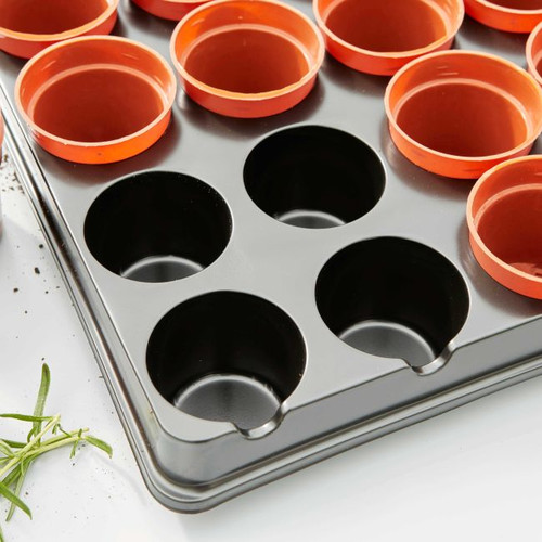 GoodHome Seed Pots 40pcs with Tray