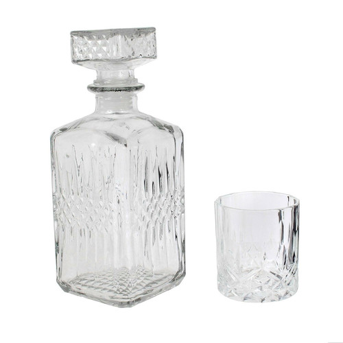 Caraffe and 4 Whisky Glasses