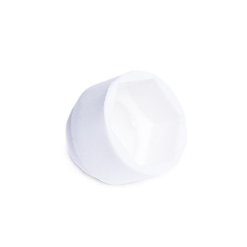 Hex Socket Screw Nut Head Cover M10, white, 1pc