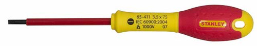 Stanley FATMAX VDE Slotted Screwdriver 2.5 x 50 mm