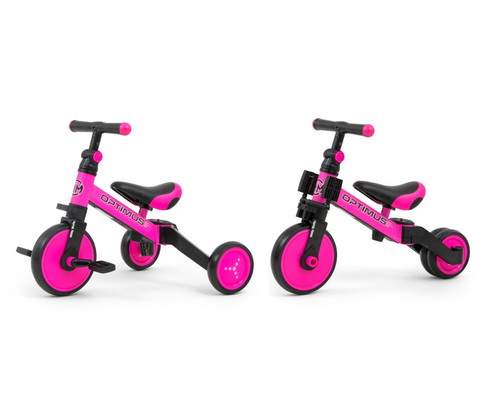 Milly Mally Bike 3in1 Optimus Pink 12m+