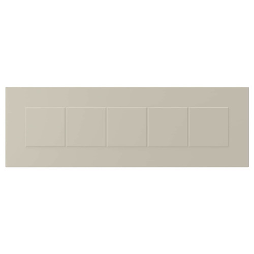 STENSUND Drawer front, beige, 60x20 cm