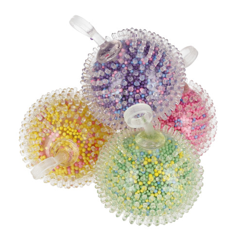 Mesh Squish Ball 1pc, assorted colours, 3+