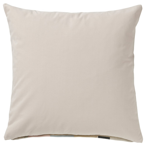 LYKTBÄRARE Cushion cover, light beige/multicolour, 50x50 cm