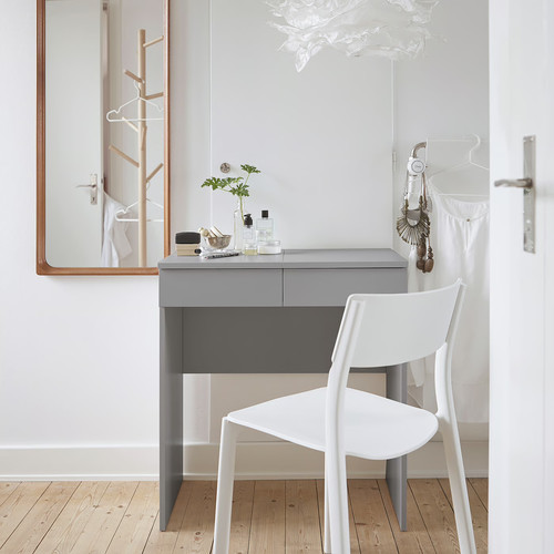 BRIMNES Dressing table, grey, 70x42 cm
