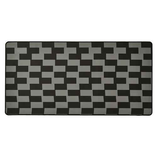 BLÅSKATA Gaming mouse pad, black/gray patterned, 40x80 cm