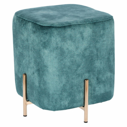 Pouffe Izbit Velvet, blue