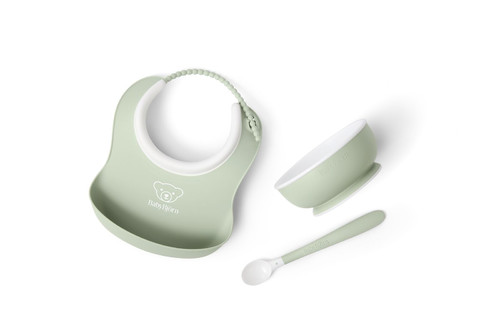 BABYBJORN Dinnerware Set, 8 pcs - Powder Green