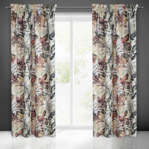 Curtain Adeline 140x270 cm, white/steel