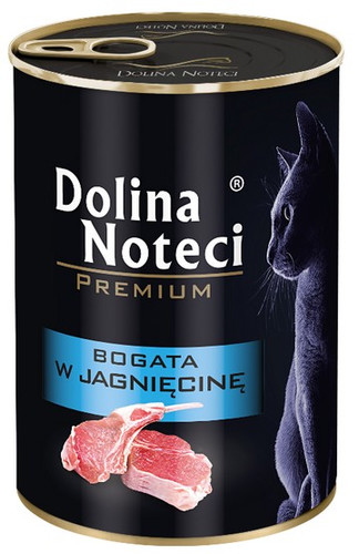 Dolina Noteci Premium Cat Wet Food with Lamb 400g