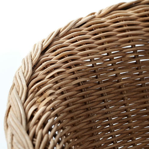 AGEN Armchair with cushion, rattan, Norna natural