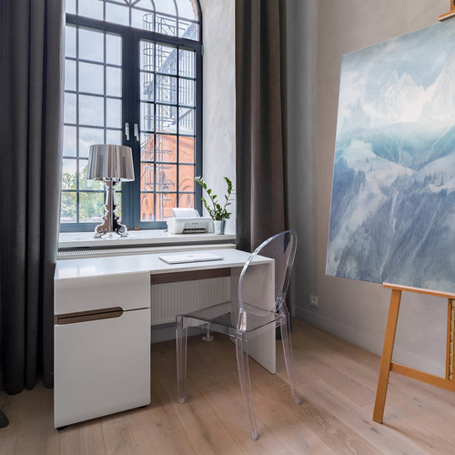 Chair Viki, grey, transparent