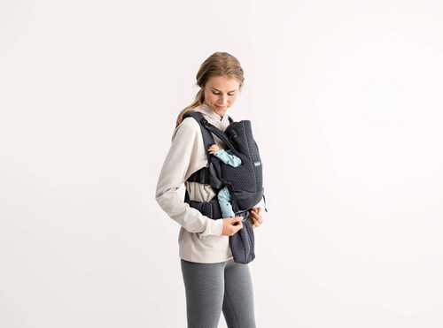 BABYBJÖRN Baby Carrier Move - Anthracite, 3D Mesh, 0-15m