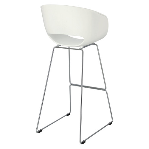 Bar Stool Shell, white