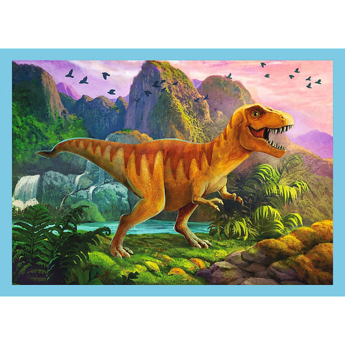 Trefl Children's Puzzle Unique Dinosaurs 4in1 3+