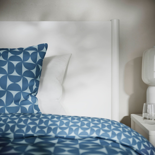 TONSTAD Bedroom furniture, set of 3, off-white, 140x200 cm