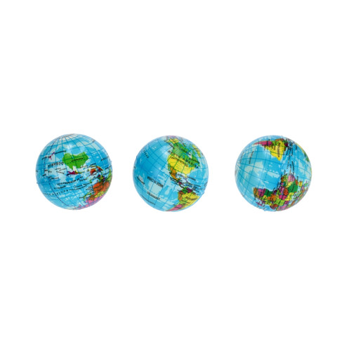 Stress Ball Globe 7cm, 1pc, 3+