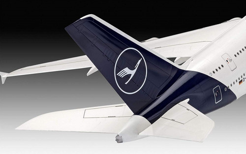 Revell Plastic Model Airbus A380-800 Lufthansa New Livery, 1:144, 14+
