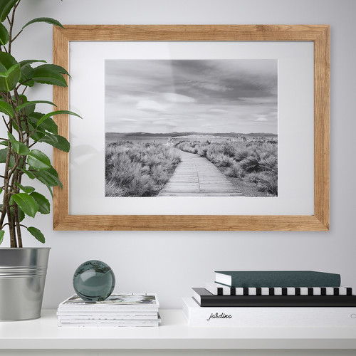 DALSKÄRR Frame, wood effect, 50x70 cm
