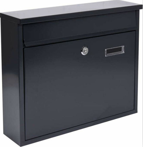 Wall-Mount Letterbox, Graphite, 310x360x100mm