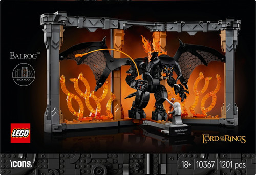 LEGO Icons The Lord of the Rings: Balrog Book Nook 18+