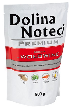 Dolina Noteci Premium Dog Wet Food with Beef 500g