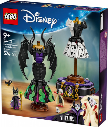 LEGO Disney Maleficent's and Cruella De Vil's Dresses 9+
