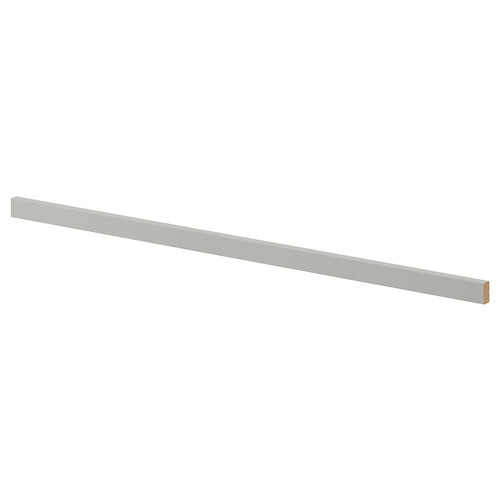 LERHYTTAN Decorative plinth, light grey, 220 cm