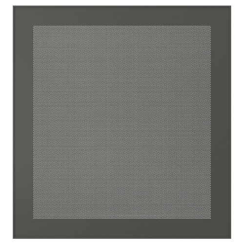 MÖRTVIKEN Door, dark grey, 60x64 cm