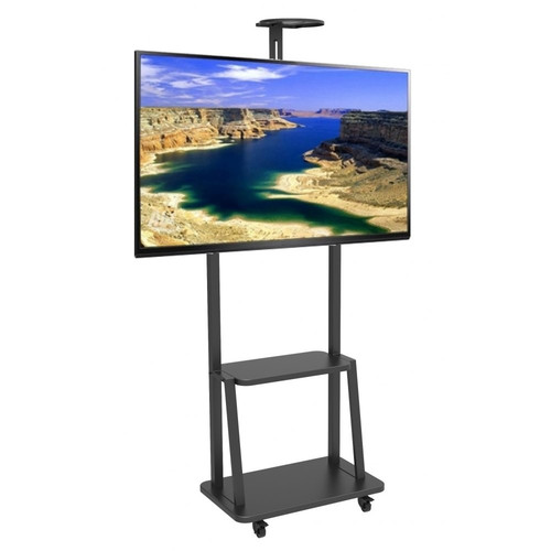 Techly Mobile TV Stand with a Shelf 32-70" 60kg
