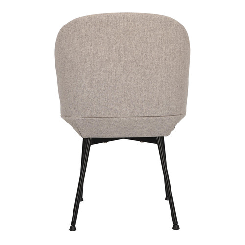 Upholstered Chair Cloe, light grey