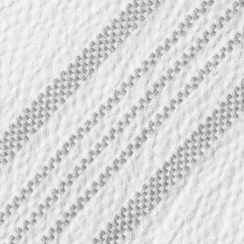 SVARTSTARR Shower curtain, white/grey, 180x200 cm