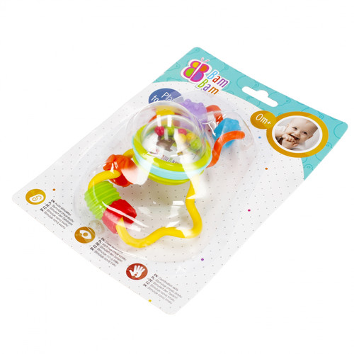 Bam Bam Rattle, assorted colours, 0m+
