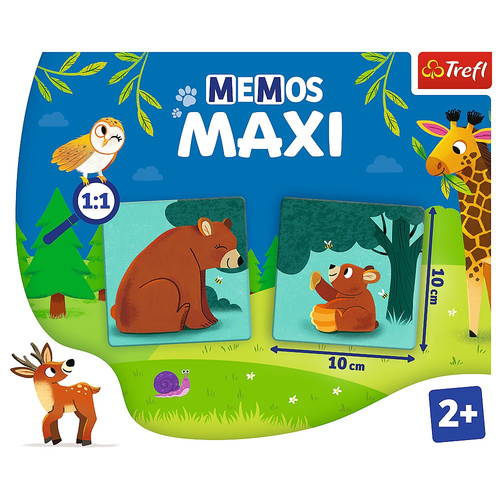 Trefl Memos Maxi Game Animal Parents and Children 24m+