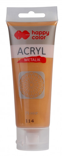 Happy Color Acrylic Paint 75ml, metallic gold