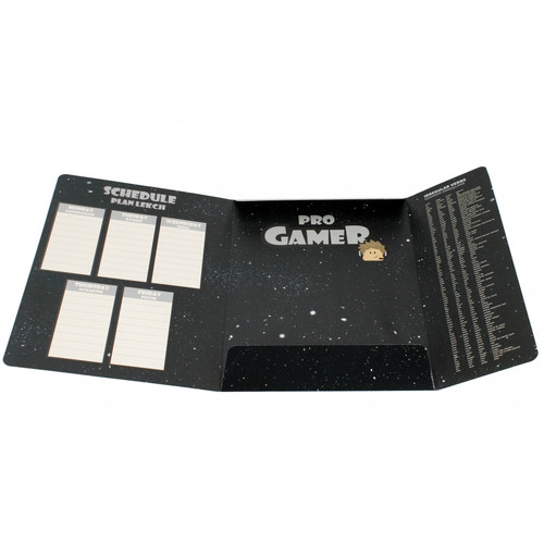 Document File Folder with Elastic Band A4 1pc Pro Gamer, assorted patterns