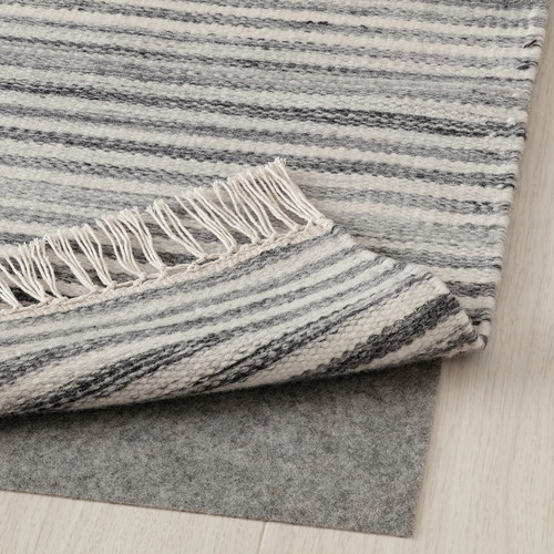 SJÖTÅTEL Rug, flatwoven, grey-yellow, 200x300 cm