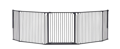 Baby Dan Carl Wide XX outdoor safety gate, black