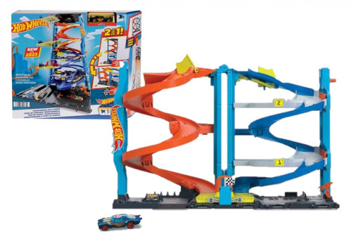 Hot Wheels City Transforming Race Tower Playset HKX43 3+