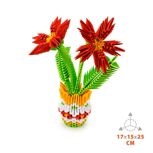 Origami 3D Creative Set - Flowers 8+