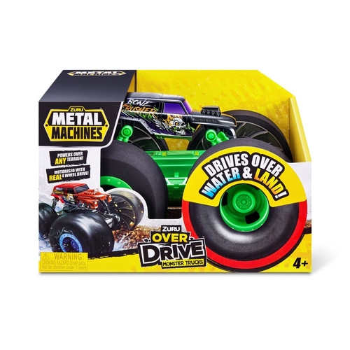 ZURU Metal Machines Over Drive Monster Truck, 1pc, assorted, 4+