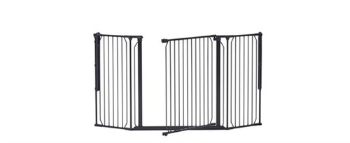 Baby Dan Carl Wide outdoor safety gate, black