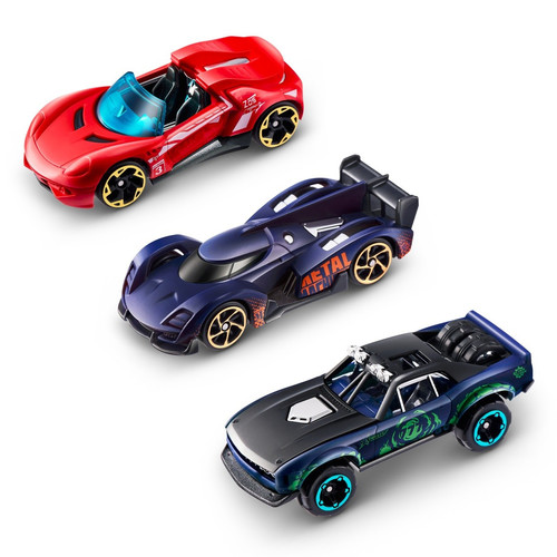 ZURU Metal Machines Color Change Car 3-pack 3+